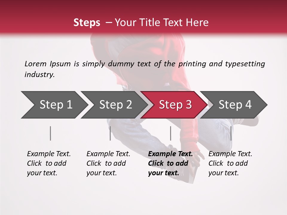 Dancer Aerobics Fitness PowerPoint Template