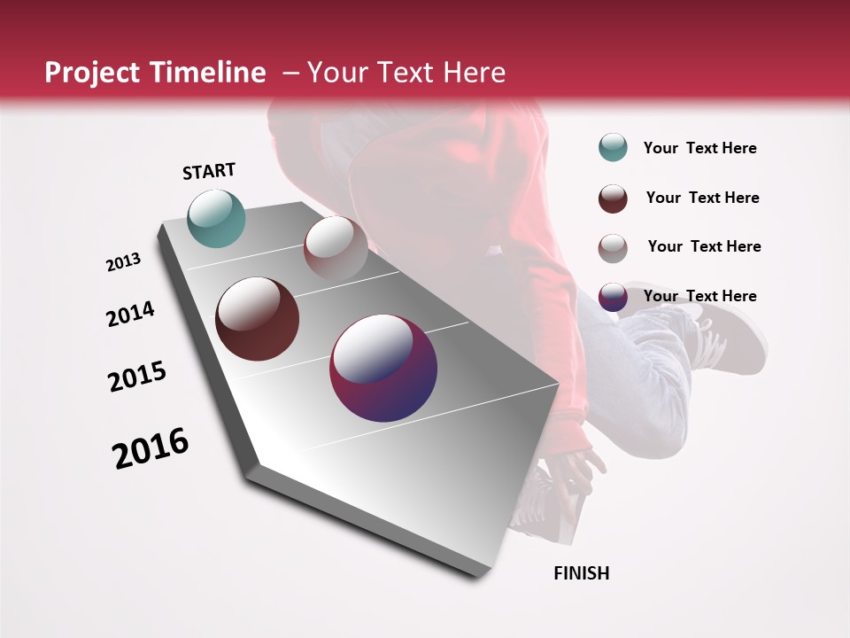 Dancer Aerobics Fitness PowerPoint Template
