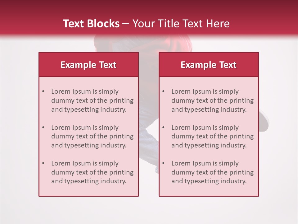 Dancer Aerobics Fitness PowerPoint Template