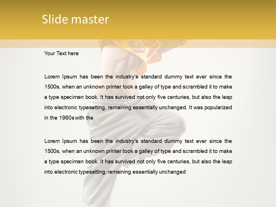 Balance Color Performer PowerPoint Template