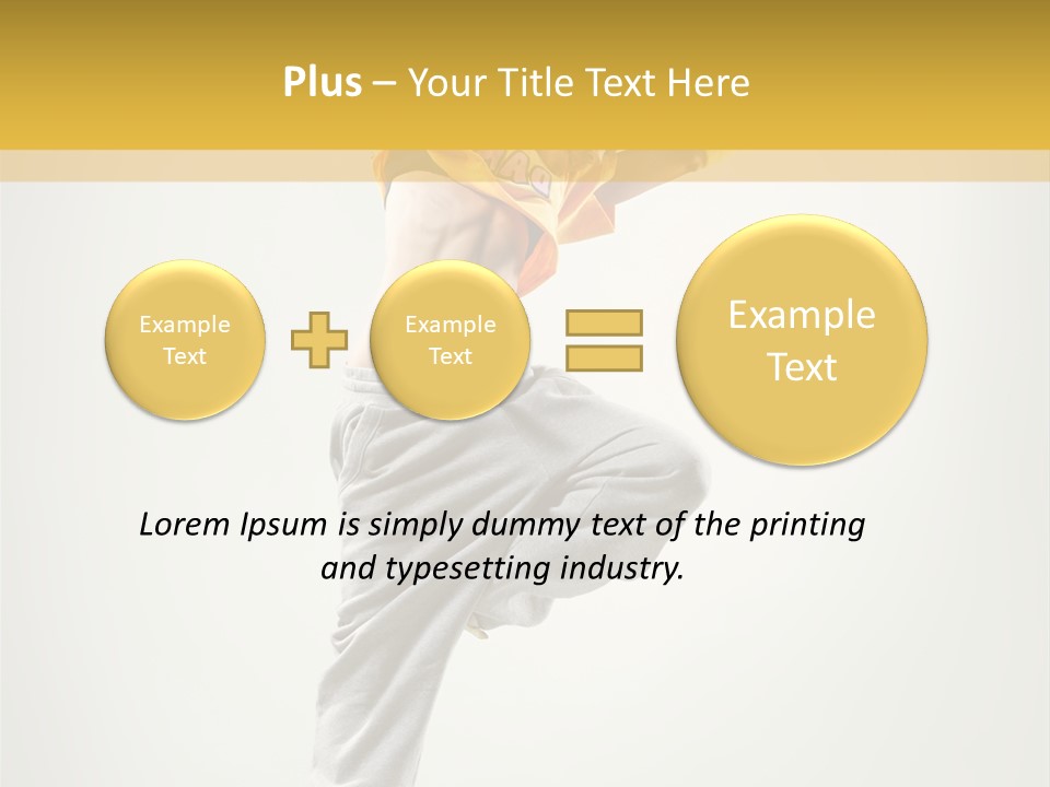 Balance Color Performer PowerPoint Template