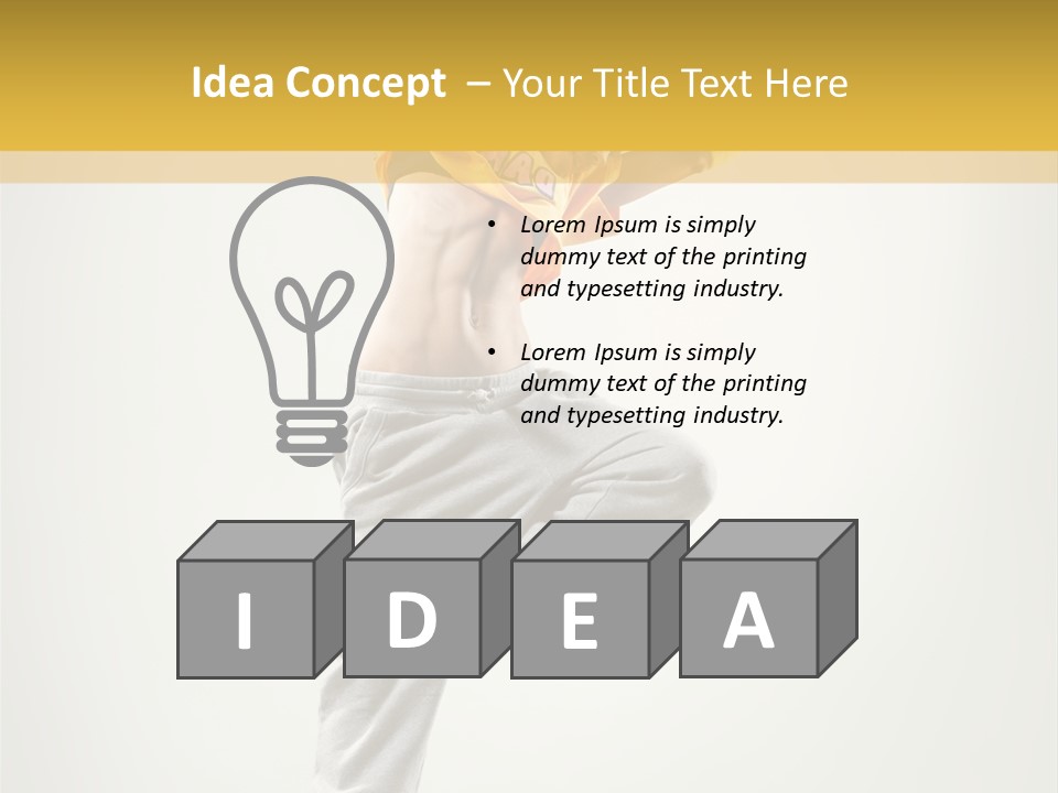 Balance Color Performer PowerPoint Template