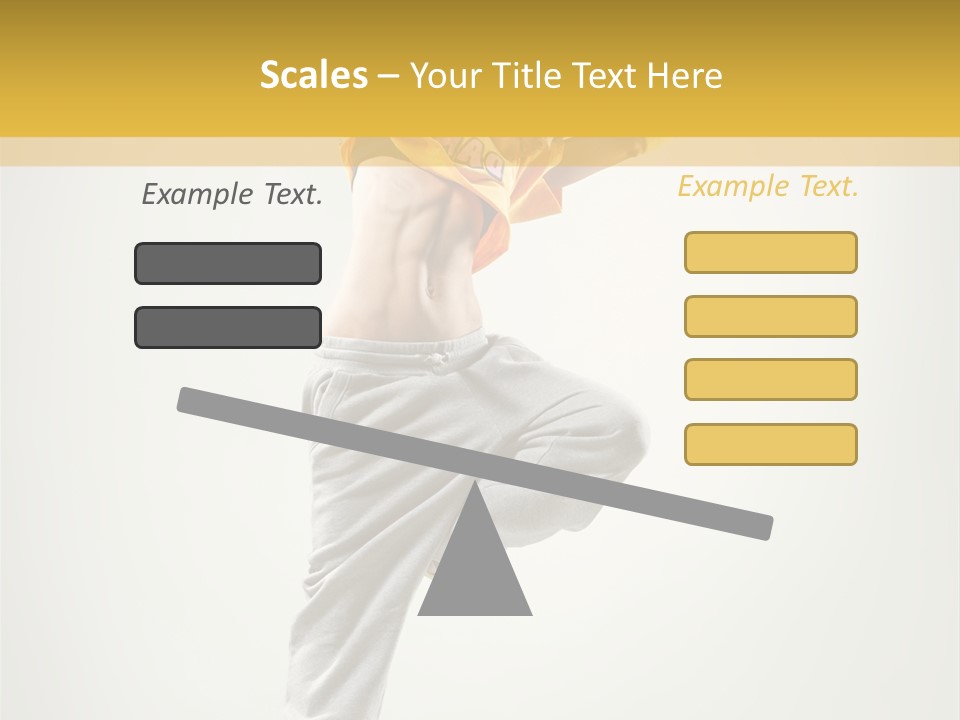 Balance Color Performer PowerPoint Template