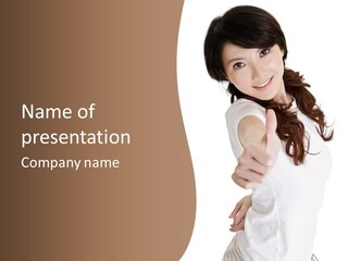 Alluring Expression Asia PowerPoint Template