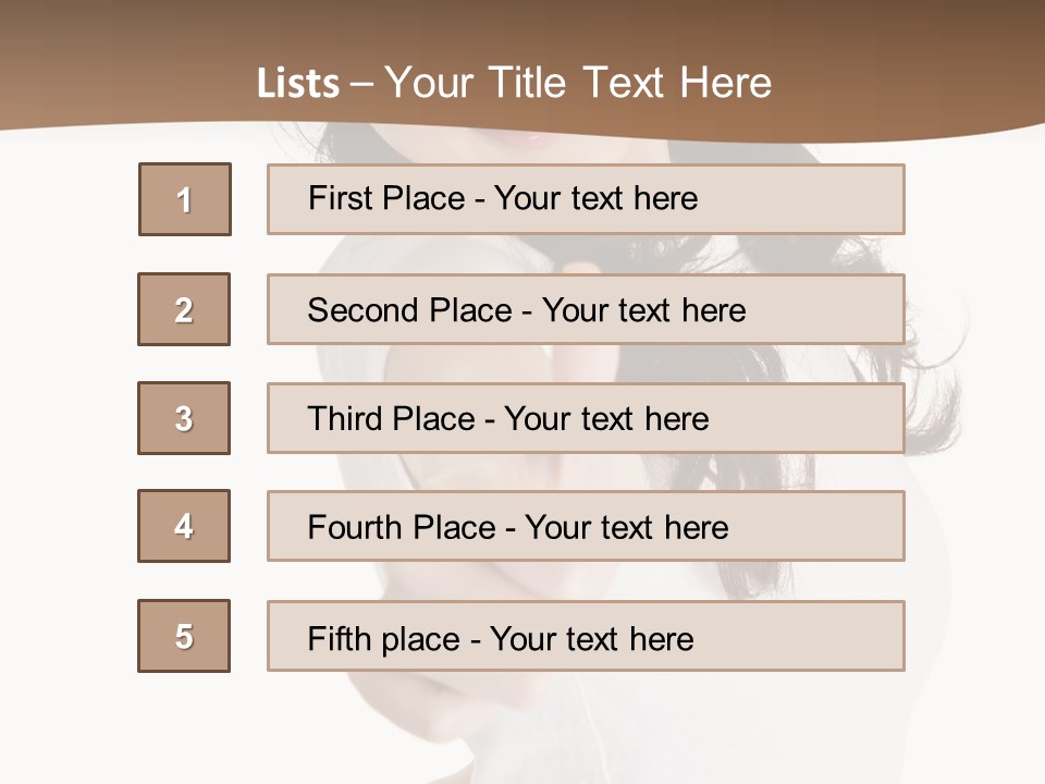 Alluring Expression Asia PowerPoint Template
