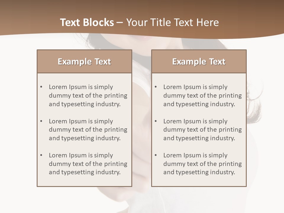Alluring Expression Asia PowerPoint Template