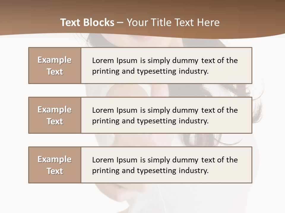 Alluring Expression Asia PowerPoint Template