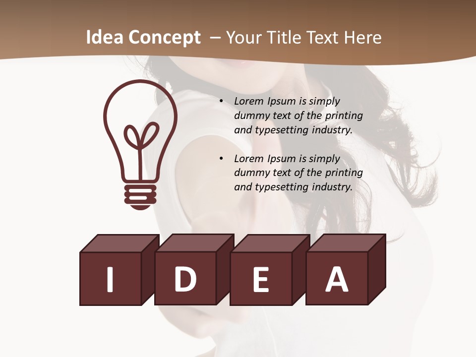 Alluring Expression Asia PowerPoint Template