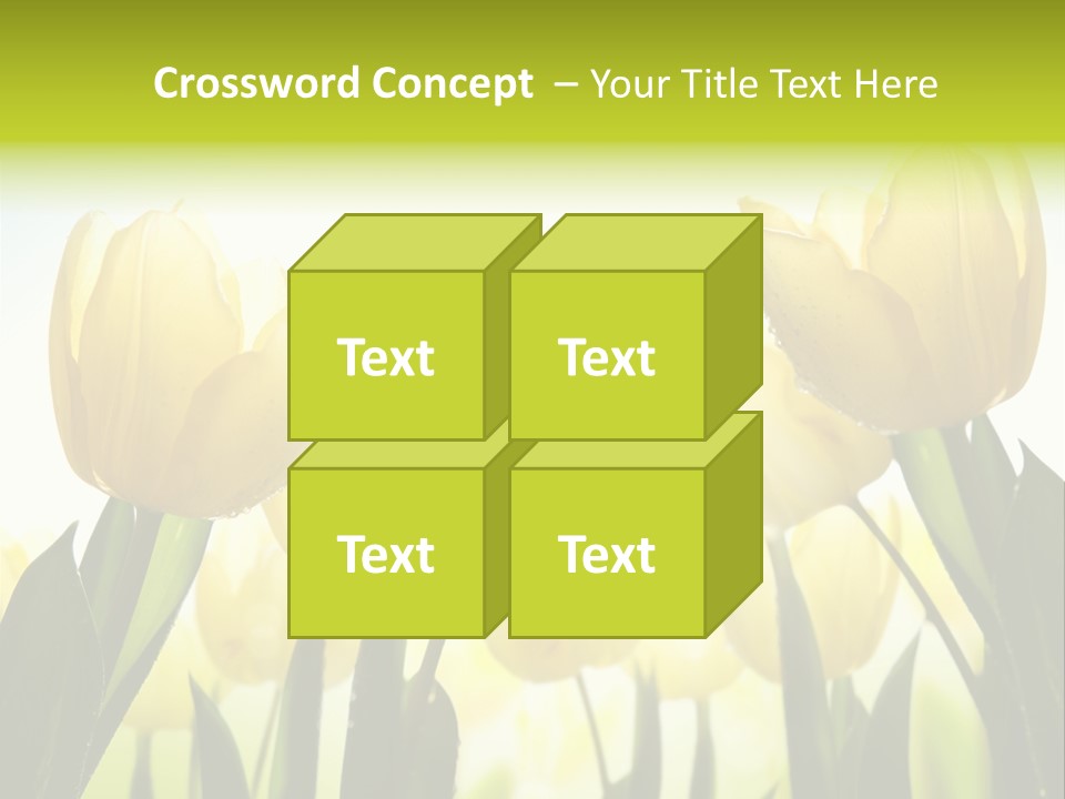 Beautiful Greeting Meadow PowerPoint Template