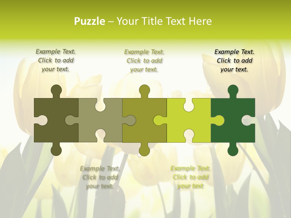 Beautiful Greeting Meadow PowerPoint Template