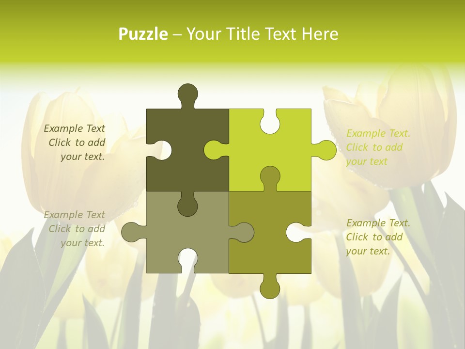 Beautiful Greeting Meadow PowerPoint Template