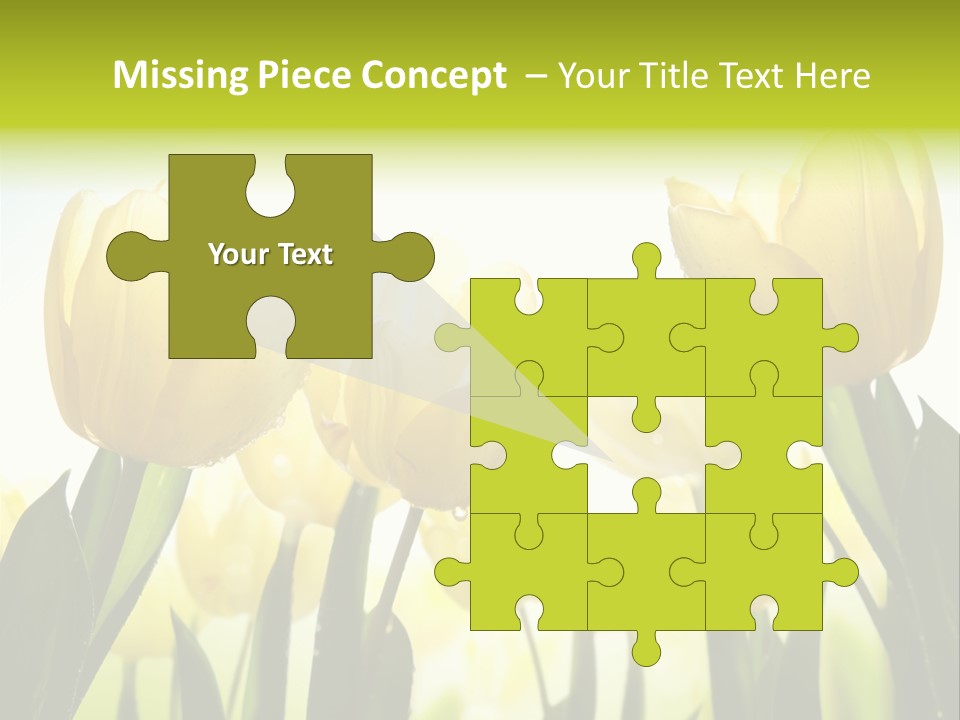 Beautiful Greeting Meadow PowerPoint Template