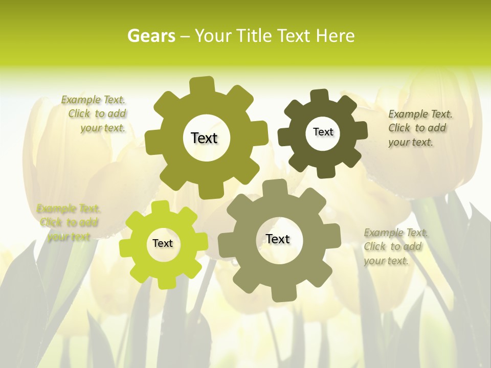 Beautiful Greeting Meadow PowerPoint Template