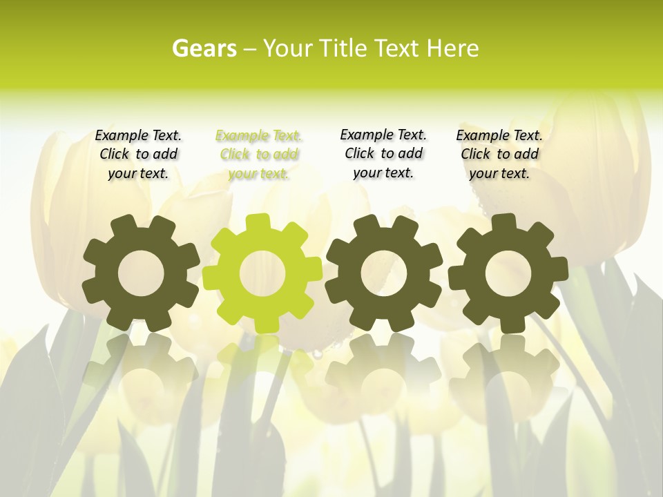 Beautiful Greeting Meadow PowerPoint Template