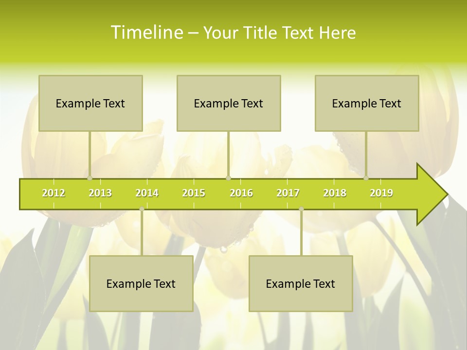 Beautiful Greeting Meadow PowerPoint Template