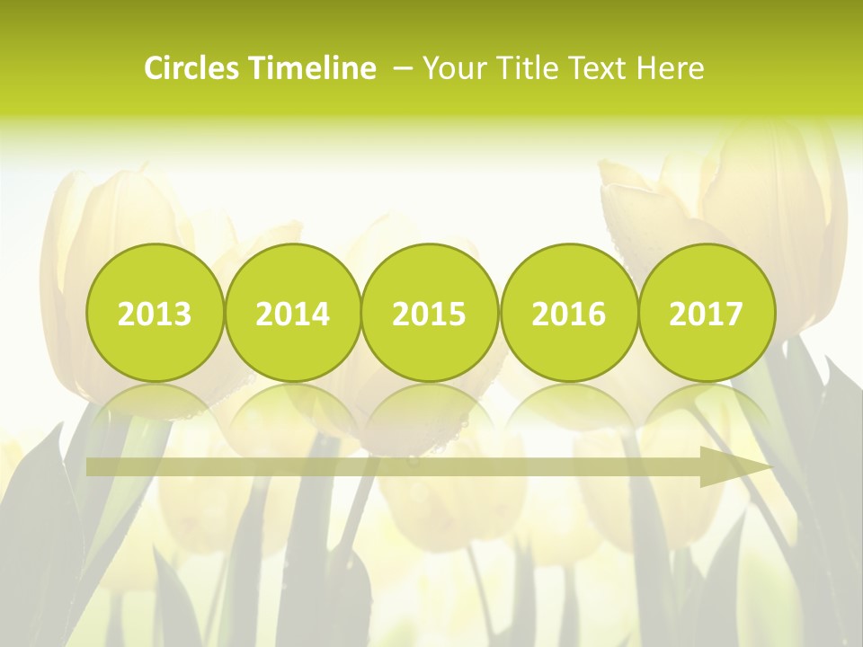Beautiful Greeting Meadow PowerPoint Template
