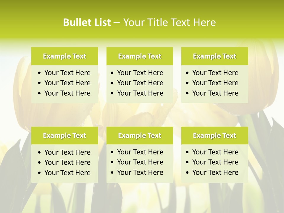 Beautiful Greeting Meadow PowerPoint Template