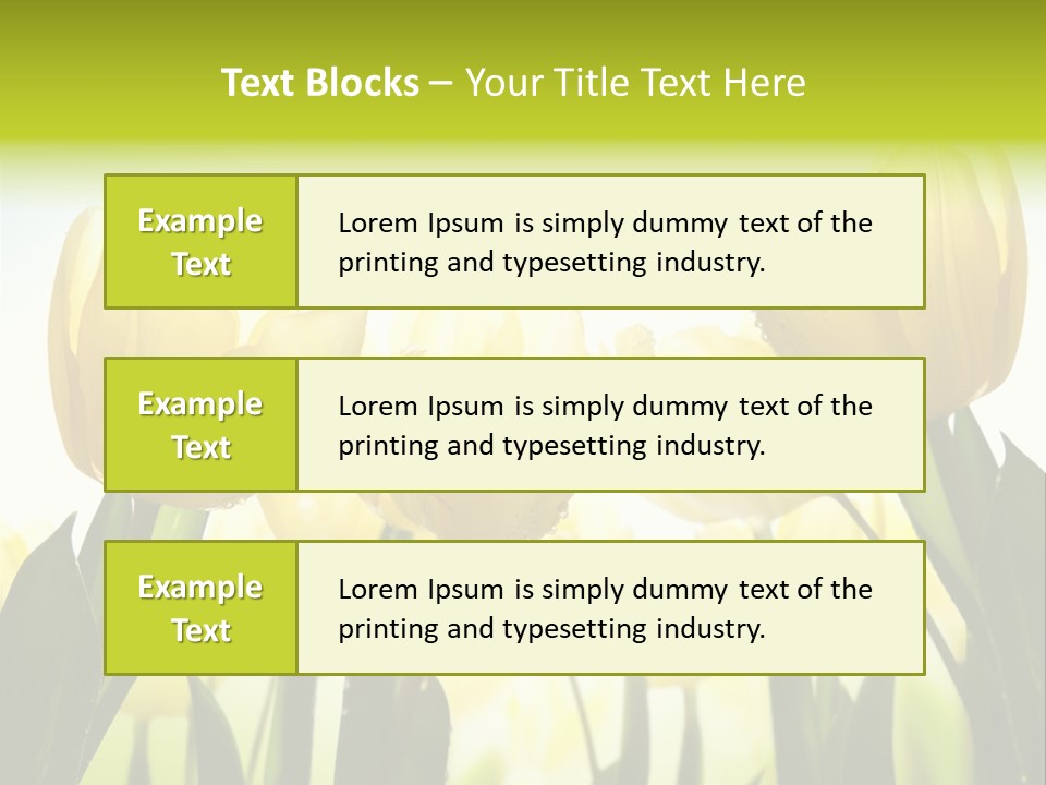 Beautiful Greeting Meadow PowerPoint Template