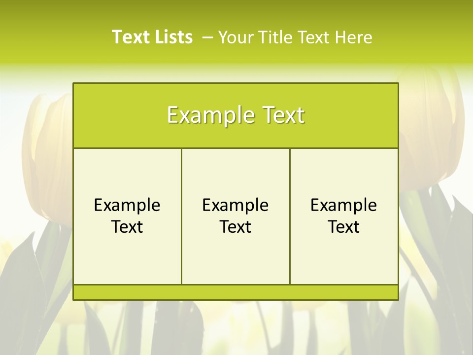 Beautiful Greeting Meadow PowerPoint Template