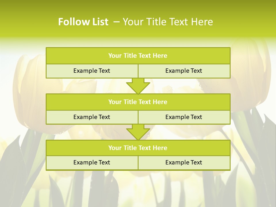 Beautiful Greeting Meadow PowerPoint Template