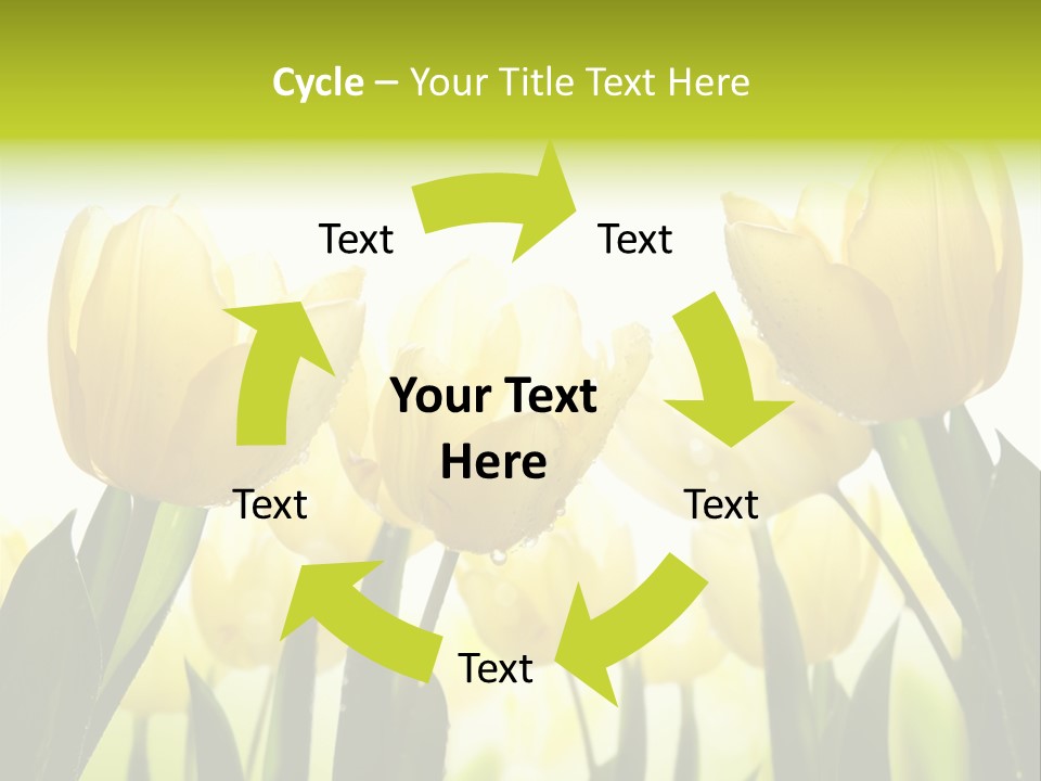 Beautiful Greeting Meadow PowerPoint Template