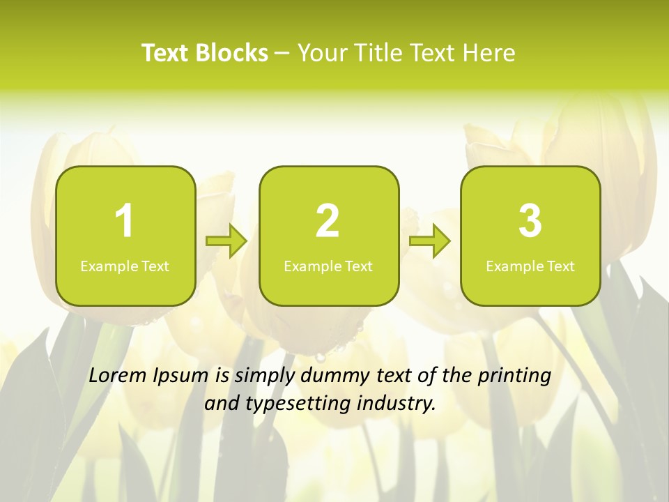 Beautiful Greeting Meadow PowerPoint Template