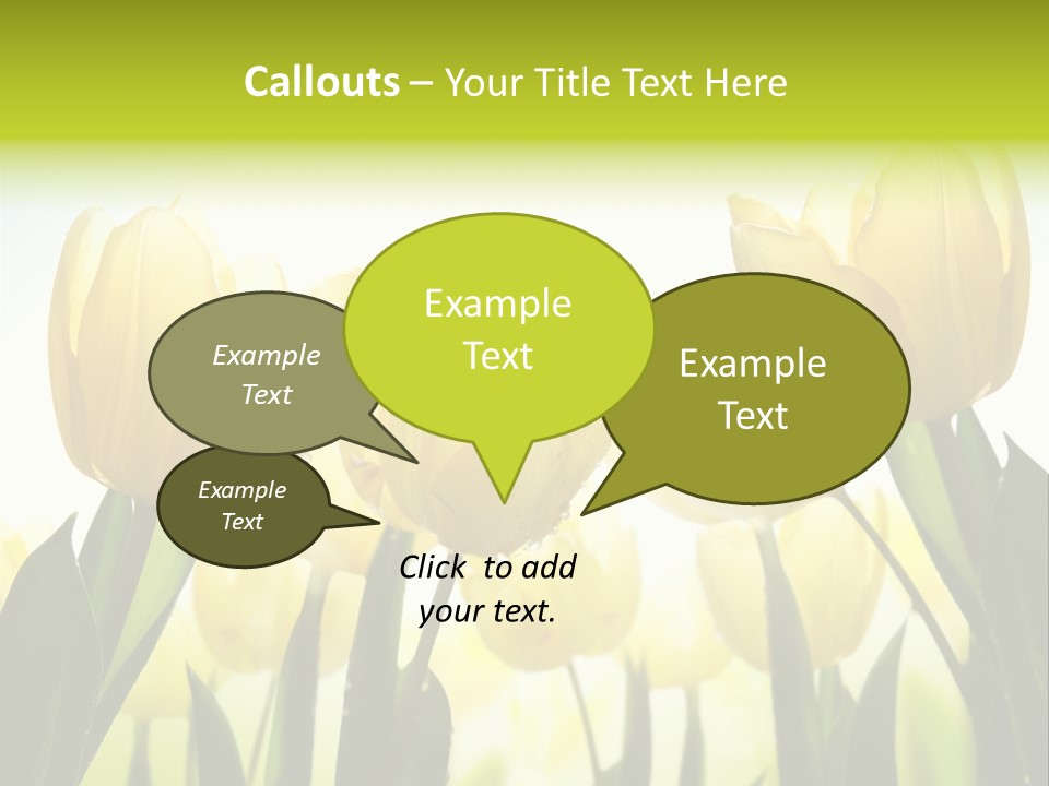 Beautiful Greeting Meadow PowerPoint Template