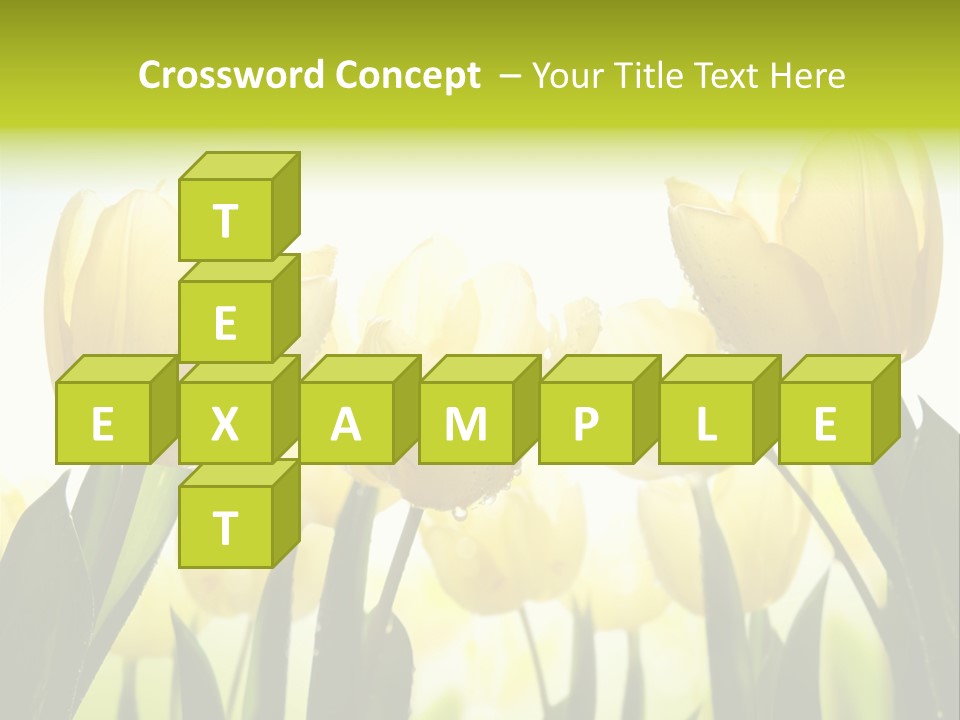 Beautiful Greeting Meadow PowerPoint Template