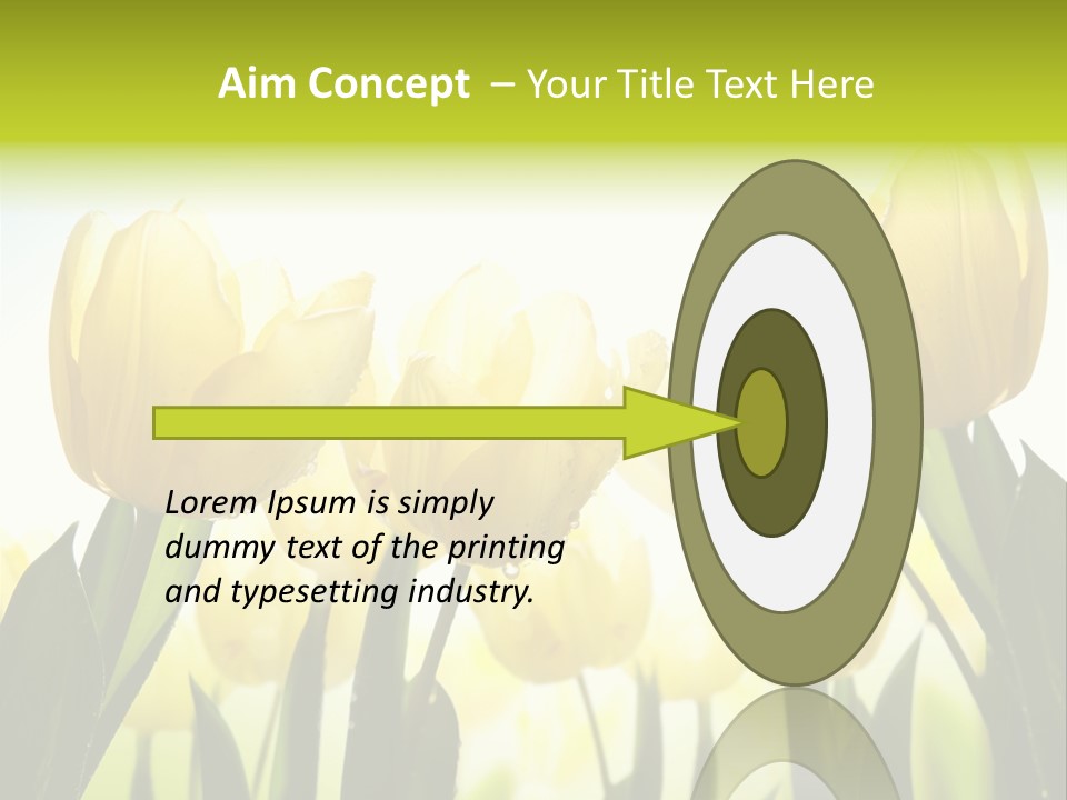 Beautiful Greeting Meadow PowerPoint Template