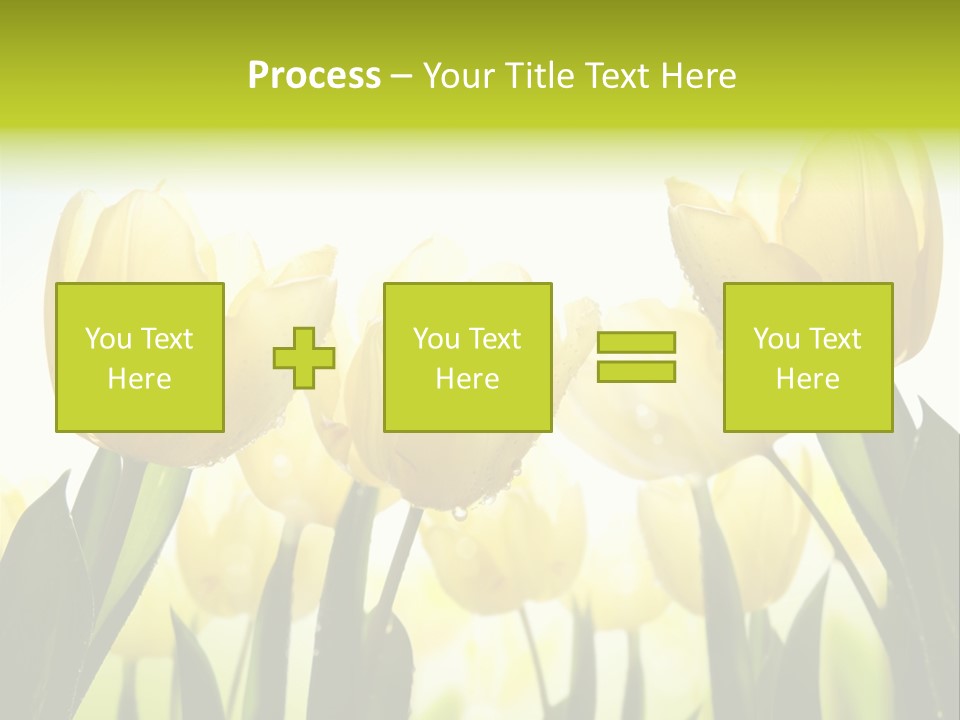 Beautiful Greeting Meadow PowerPoint Template