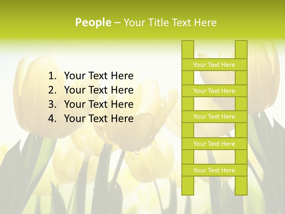 Beautiful Greeting Meadow PowerPoint Template