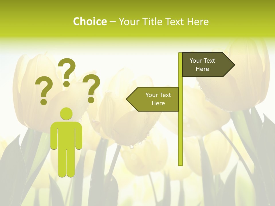 Beautiful Greeting Meadow PowerPoint Template