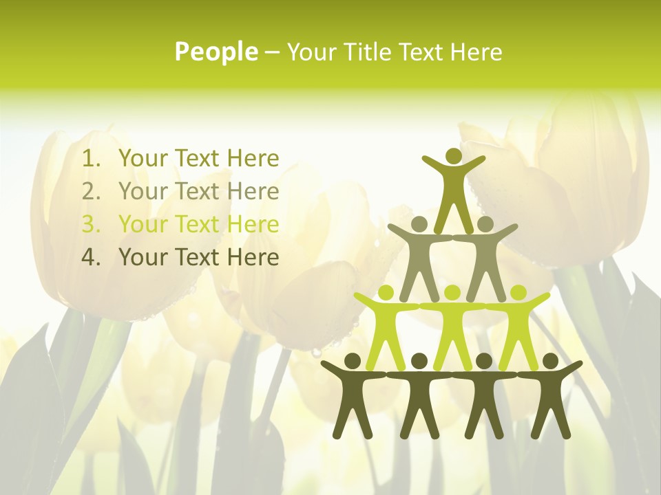 Beautiful Greeting Meadow PowerPoint Template