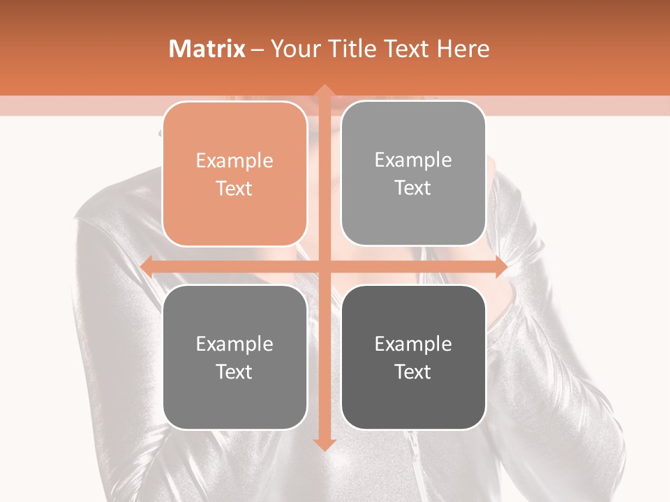 Model Background Bright PowerPoint Template