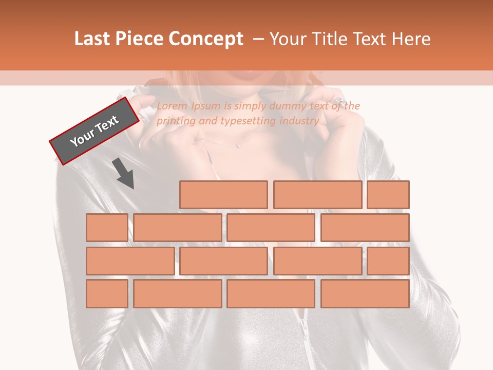 Model Background Bright PowerPoint Template