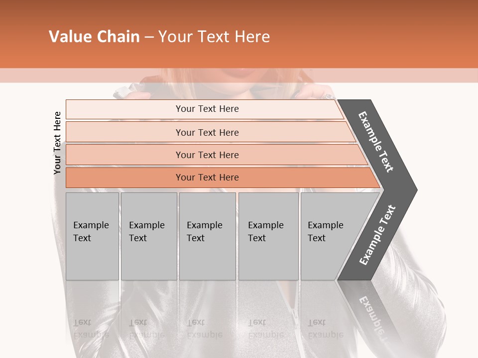 Model Background Bright PowerPoint Template