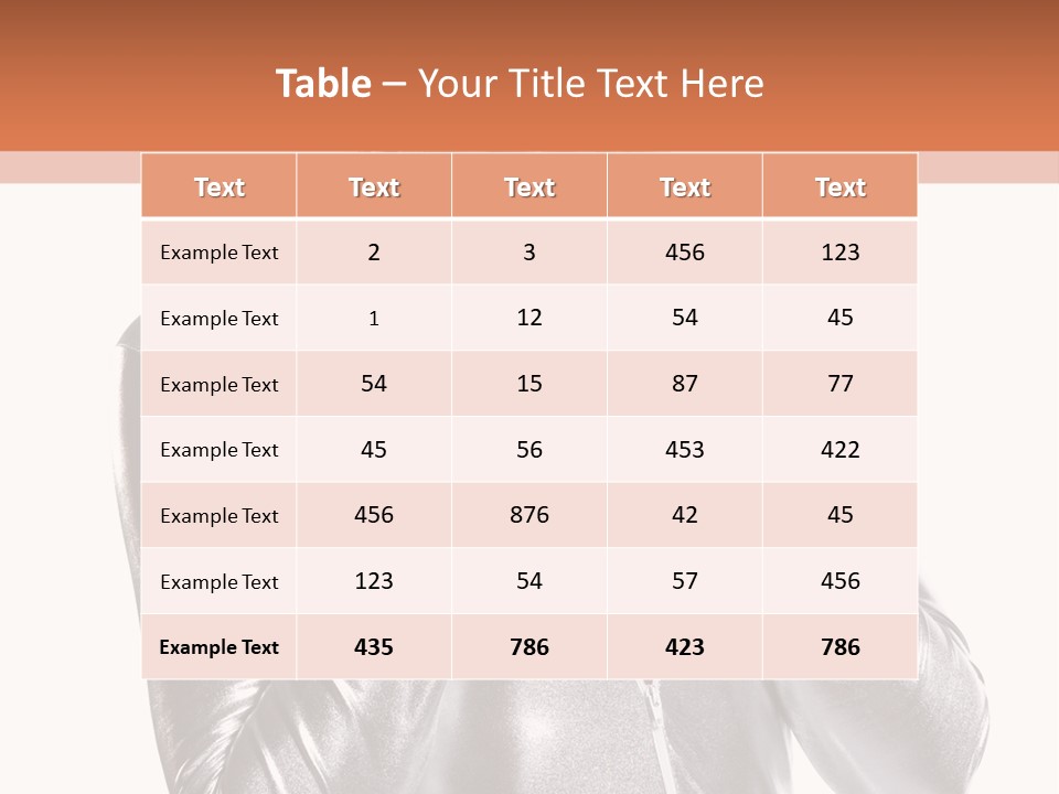 Model Background Bright PowerPoint Template