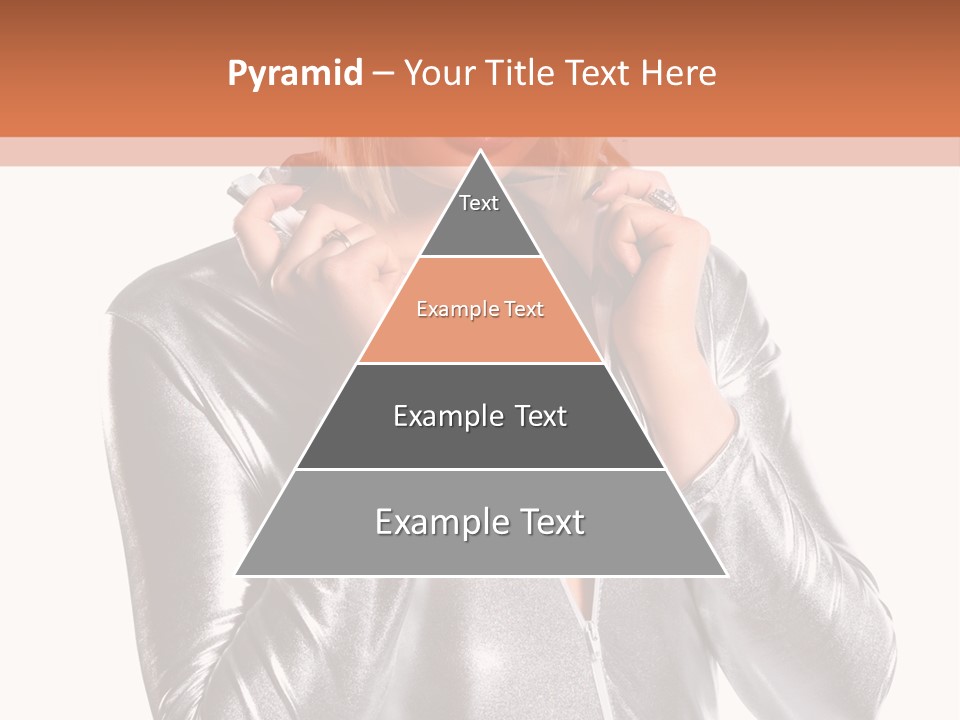 Model Background Bright PowerPoint Template