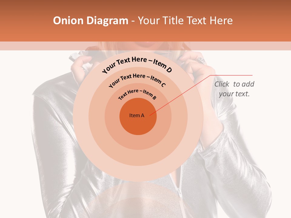 Model Background Bright PowerPoint Template