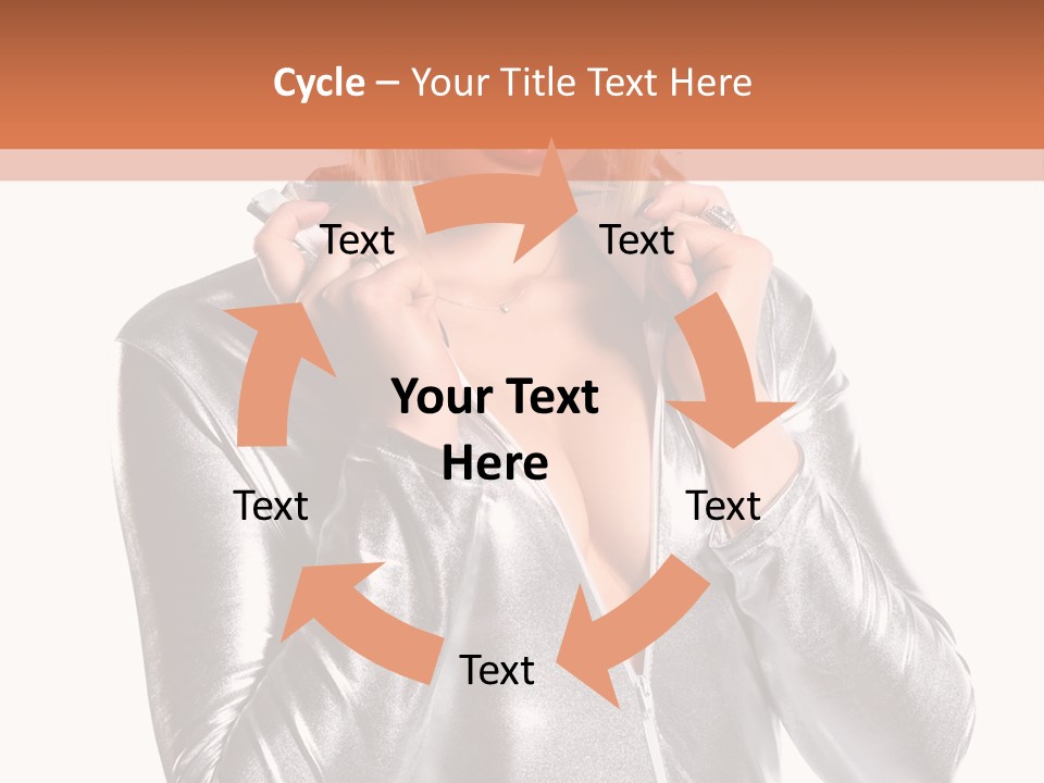 Model Background Bright PowerPoint Template