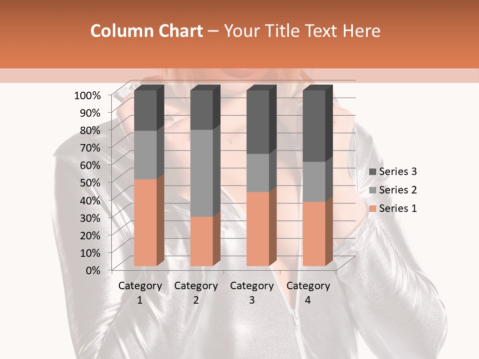 Model Background Bright PowerPoint Template