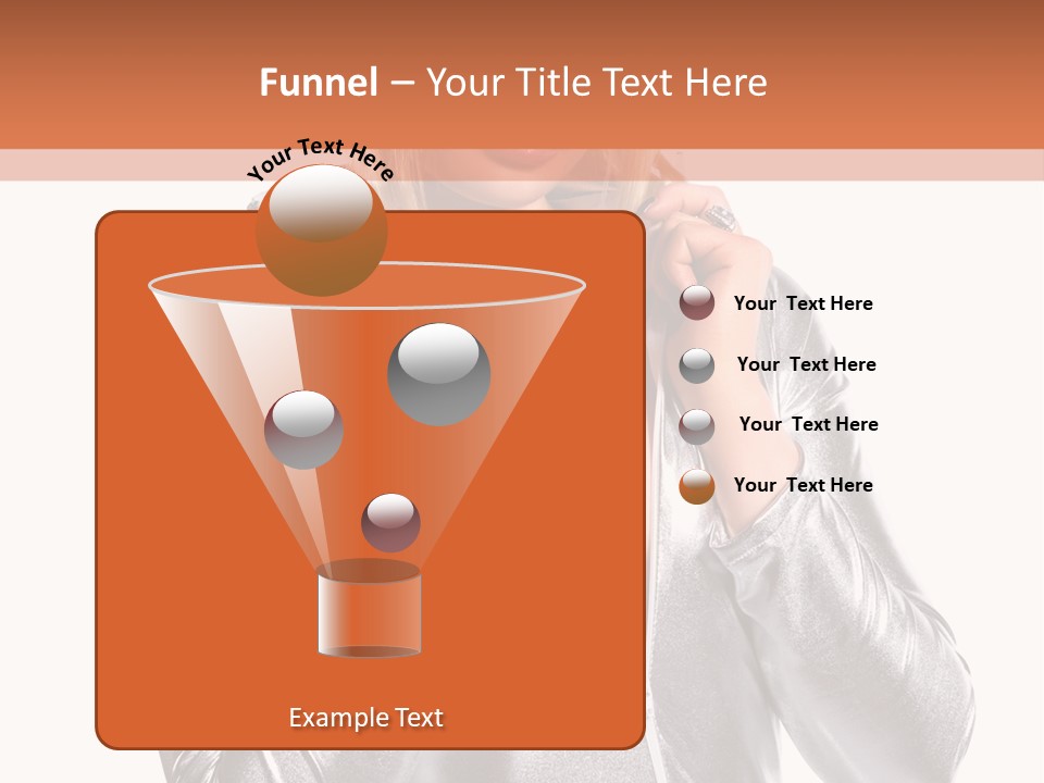 Model Background Bright PowerPoint Template