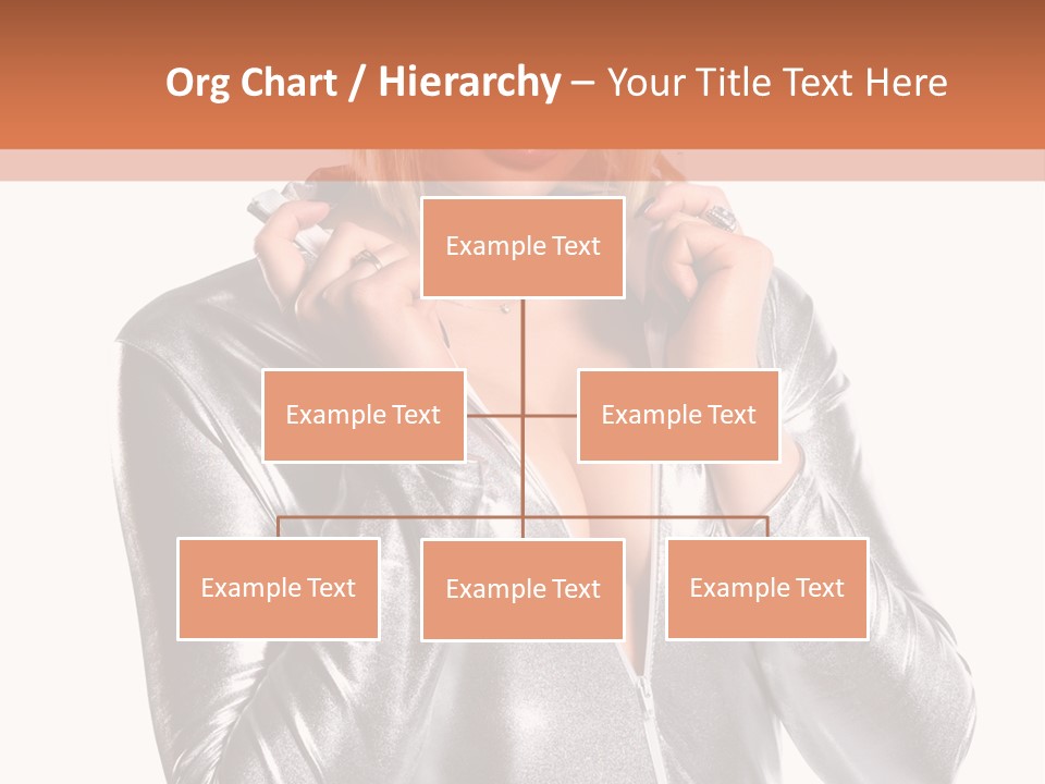 Model Background Bright PowerPoint Template