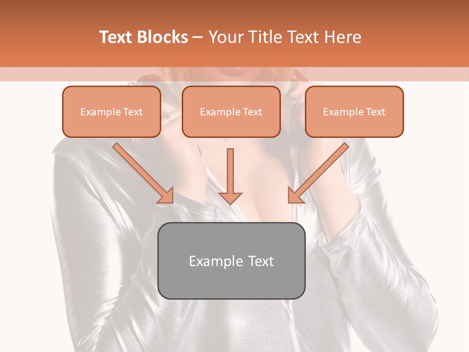 Model Background Bright PowerPoint Template