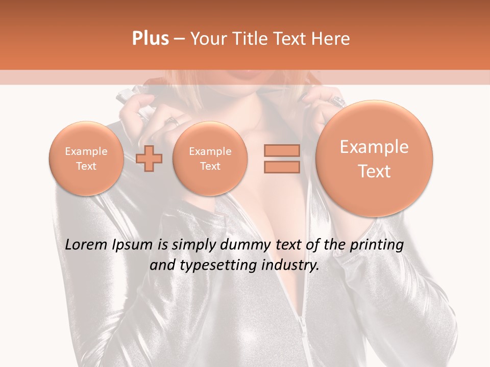 Model Background Bright PowerPoint Template