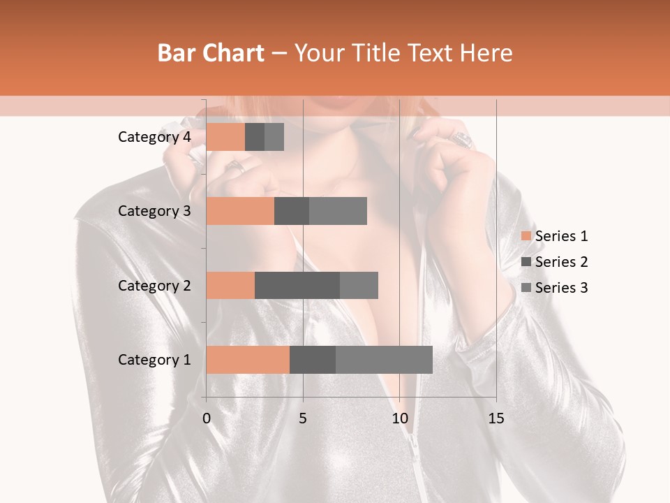Model Background Bright PowerPoint Template