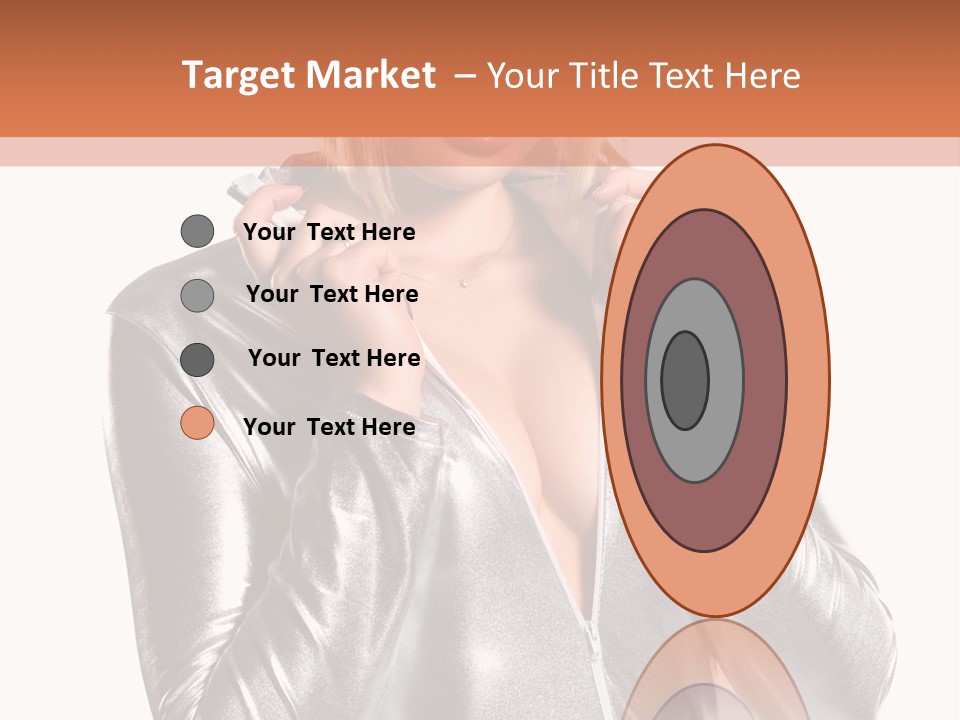 Model Background Bright PowerPoint Template