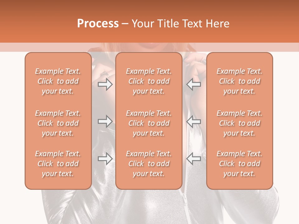 Model Background Bright PowerPoint Template