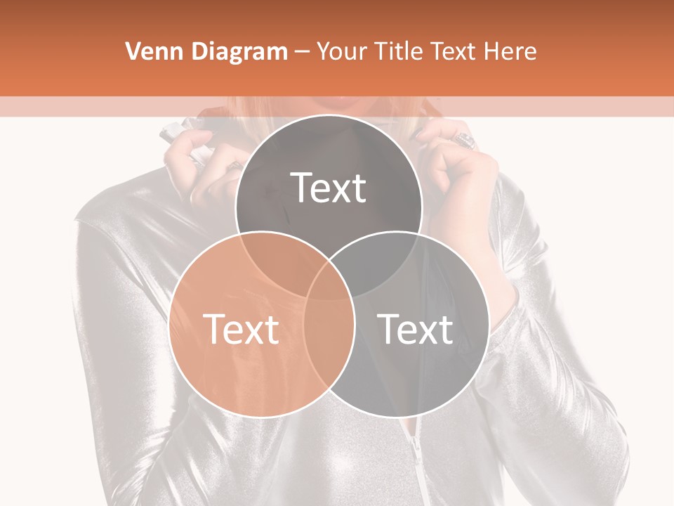 Model Background Bright PowerPoint Template