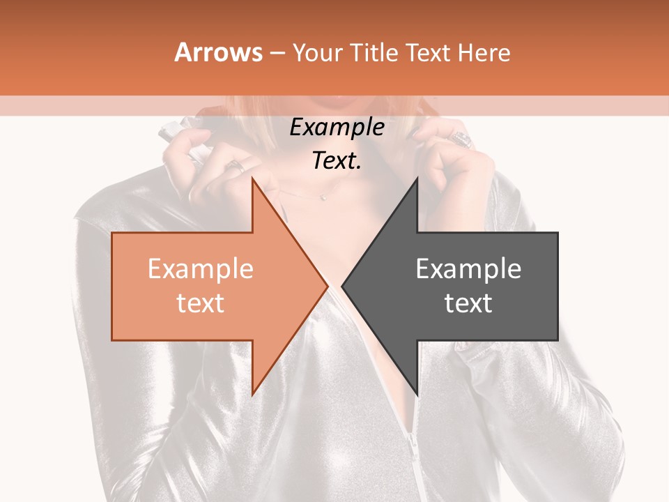 Model Background Bright PowerPoint Template